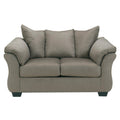  Manufacturer Color_Cobblestone -- Signature Design by Ashley Darcy Stationary Fabric Loveseat IMAGE 1
