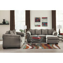  Manufacturer Color_Cobblestone  -- Signature Design by Ashley Darcy Stationary Fabric Loveseat IMAGE 4