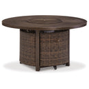  Signature Design by Ashley Paradise Trail P750P9 4-piece Outdoor Seating Set IMAGE 2