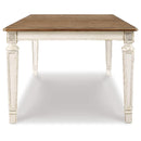  Signature Design by Ashley Realyn D743D9 9 pc Dining Set IMAGE 3