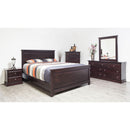  Mako Wood Furniture Decora King Panel Bed 600-K/HB/FB/R/SLT IMAGE 6