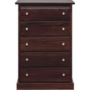  Mako Wood Furniture Decora 5-Drawer Chest 600-30 IMAGE 1