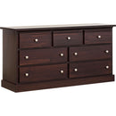  Mako Wood Furniture Decora 7-Drawer Dresser 600-40 IMAGE 2
