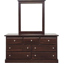  Mako Wood Furniture Decora 7-Drawer Dresser 600-40 IMAGE 3