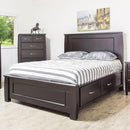  Mako Wood Furniture Tofino Queen Panel Bed with Storage 5400-ST-Q-HB/FB/ST-QUEEN IMAGE 2