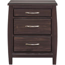  Mako Wood Furniture Tofino 3-Drawer Nightstand 5400-65 IMAGE 1