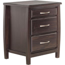  Mako Wood Furniture Tofino 3-Drawer Nightstand 5400-65 IMAGE 2