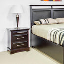  Mako Wood Furniture Sameena 3-Drawer Nightstand 4800-65 IMAGE 3