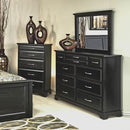  Mako Wood Furniture Symphony Dresser Mirror 2900-50-MERC-B IMAGE 1