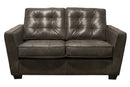 Signature Design by Ashley 4584 Genuine Leather Loveseat