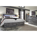  Size_King  -- Baystorm B221B16 King Panel Bed with 6 Storage Drawers IMAGE 3