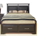  Mako Wood Furniture Sameena King Upholstered Panel Bed with Storage 4800-ST-UP-K IMAGE 1