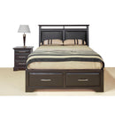  Mako Wood Furniture Sameena King Upholstered Panel Bed with Storage 4800-ST-UP-K IMAGE 3