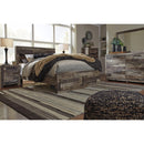  Size_Queen  -- Benchcraft Derekson Panel Bed with Storage IMAGE 5