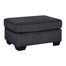  Manufacturer Color_Slate  -- Signature Design by Ashley Altari Fabric Ottoman IMAGE 1