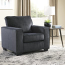  Manufacturer Color_Slate  -- Signature Design by Ashley Altari Stationary Fabric Chair IMAGE 2