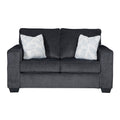  Manufacturer Color_Slate -- Signature Design by Ashley Altari Stationary Fabric Loveseat IMAGE 1