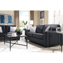 Manufacturer Color_Slate  -- Signature Design by Ashley Altari Stationary Fabric Loveseat IMAGE 6
