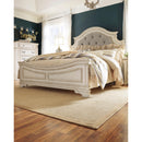  Size_California King  -- Realyn B743B7 California King Upholstered Panel Bed IMAGE 6