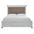  Size_Queen --  Benchcraft Kanwyn Upholstered Panel Bed with Storage IMAGE 2