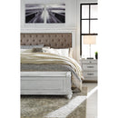  Size_Queen --  Benchcraft Kanwyn Upholstered Panel Bed with Storage IMAGE 9