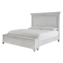  Size_California King --  Kanwyn B777B12 California King Panel Bed with Storage Bench IMAGE 1