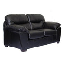  Minhas Furniture Stationary Leather Loveseat AB1601-02 IMAGE 1