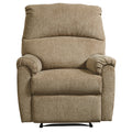  Manufacturer Color_Mocha -- Signature Design by Ashley Nerviano Fabric Recliner with Wall Recline IMAGE 1