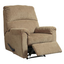  Manufacturer Color_Mocha -- Signature Design by Ashley Nerviano Fabric Recliner with Wall Recline IMAGE 2