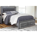  Size_Queen  -- Signature Design by Ashley Lodanna Panel Bed with Storage IMAGE 1