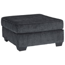  Manufacturer Color_Slate  -- Signature Design by Ashley Altari Fabric Ottoman IMAGE 1