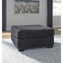  Manufacturer Color_Slate  -- Signature Design by Ashley Altari Fabric Ottoman IMAGE 4
