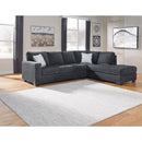  Manufacturer Color_Slate  -- Signature Design by Ashley Altari Fabric 2 pc Sectional IMAGE 2