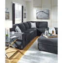  Manufacturer Color_Slate  -- Signature Design by Ashley Altari Fabric 2 pc Sectional IMAGE 5