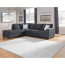  Manufacturer Color_Slate  -- Signature Design by Ashley Altari Fabric 2 pc Sectional IMAGE 2