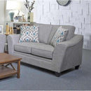  Minhas Furniture Stationary Fabric Loveseat AB1010PQ-02 IMAGE 1