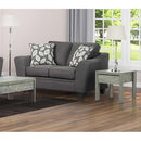  Minhas Furniture Stationary Fabric Loveseat AB1010PS-02 IMAGE 1