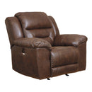  Manufacturer Color_Chocolate  Motion Type_Power  -- Stoneland 3990498 Power Rocker Recliner IMAGE 2