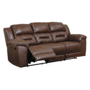  Manufacturer Color_Chocolate  Motion Type_Reclining  -- Stoneland 3990488 Reclining Sofa IMAGE 2