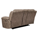  Manufacturer Color_Fossil  Motion Type_Power Recline  -- Stoneland 3990596 Double Reclining Power Loveseat with Console IMAGE 3