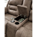  Manufacturer Color_Fossil  Motion Type_Power Recline  -- Stoneland 3990596 Double Reclining Power Loveseat with Console IMAGE 7