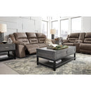  Manufacturer Color_Fossil  Motion Type_Power Recline  -- Stoneland 3990596 Double Reclining Power Loveseat with Console IMAGE 8