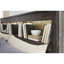  Size_Queen  -- Signature Design by Ashley Drystan Bookcase Bed IMAGE 4