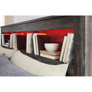  Size_King  -- Drystan B211B53 King Bookcase Bed IMAGE 5