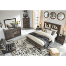  Size_Queen  -- Signature Design by Ashley Drystan Bookcase Bed with Storage IMAGE 7