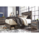  Size_Queen  -- Signature Design by Ashley Drystan Panel Bed with Storage IMAGE 3