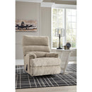  Manufacturer Color_Dusk  -- Signature Design by Ashley Man Fort Rocker Fabric Recliner IMAGE 5