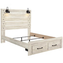  Size_Queen -- Signature Design by Ashley Cambeck Panel Bed with Storage IMAGE 2