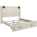  Size_King -- Cambeck B192B31 King Panel Bed with 2 Storage Drawers IMAGE 2