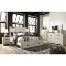  Size_King -- Cambeck B192B31 King Panel Bed with 2 Storage Drawers IMAGE 7